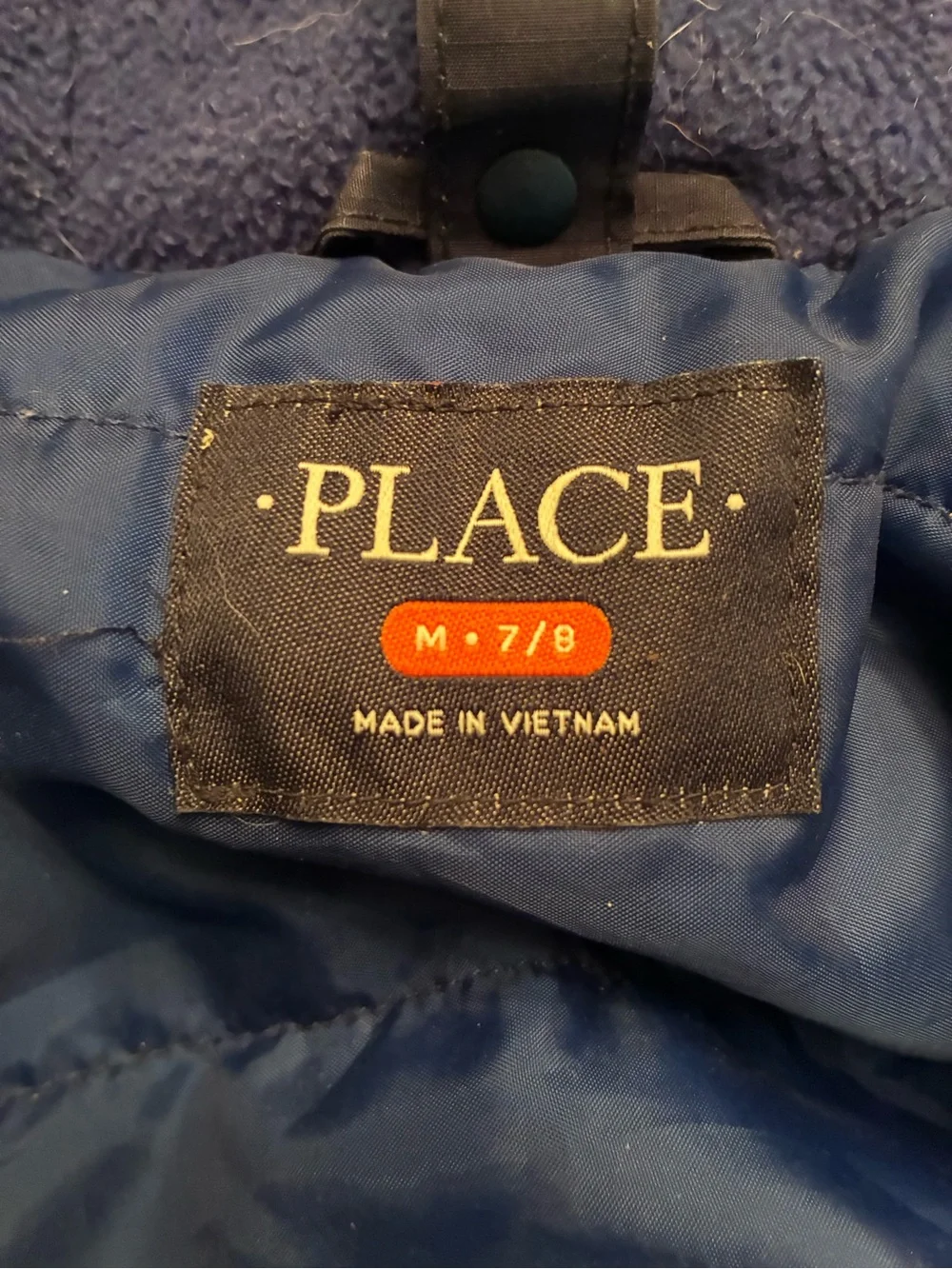 Boy’s Blue and Black Hooded Jacket